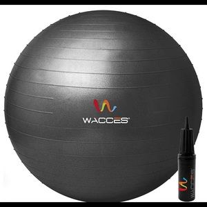 65 cm black exercise yoga ball